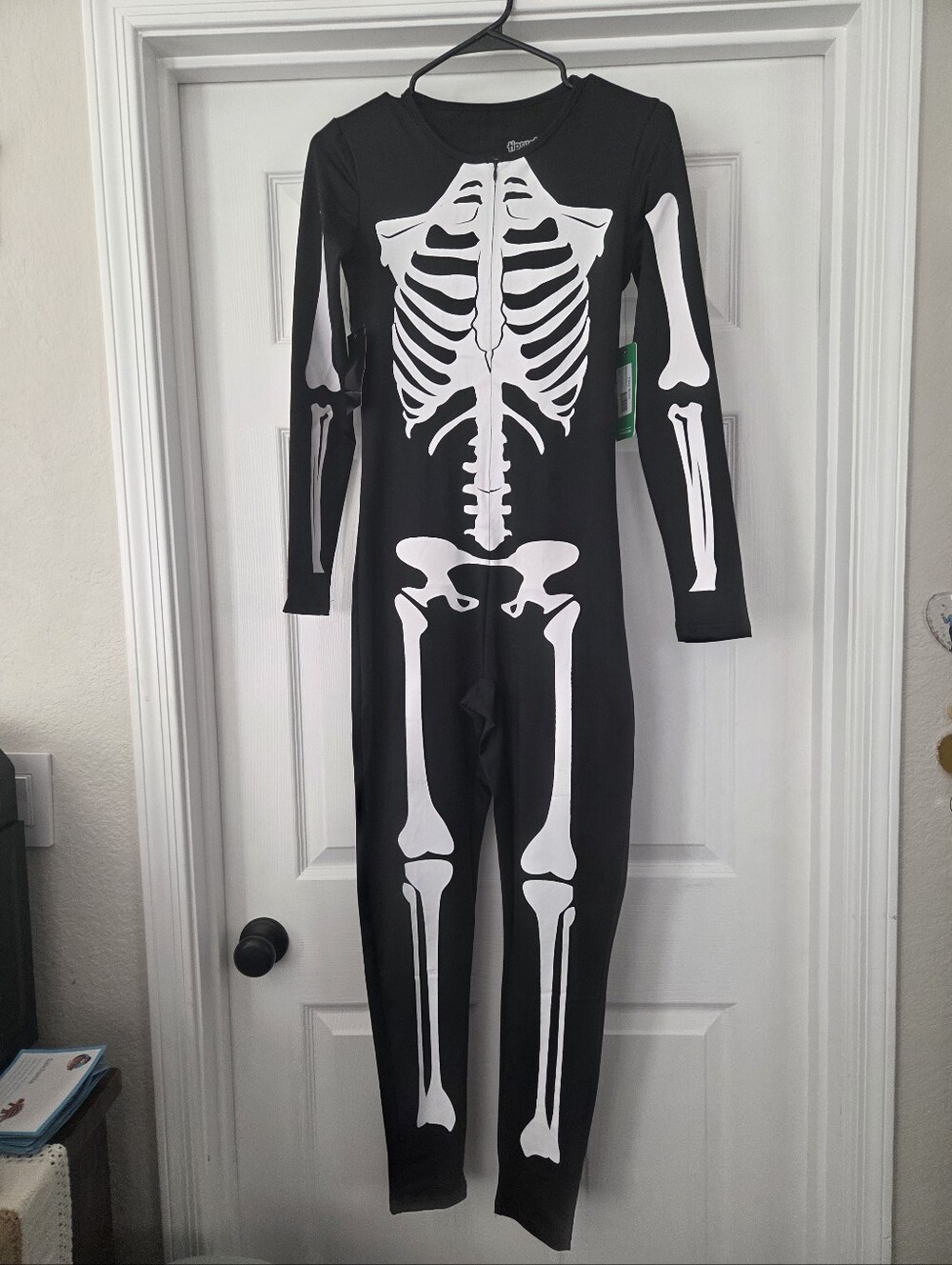 Tipsyelves New With Tags Womans Black Skeleton Bodysuit